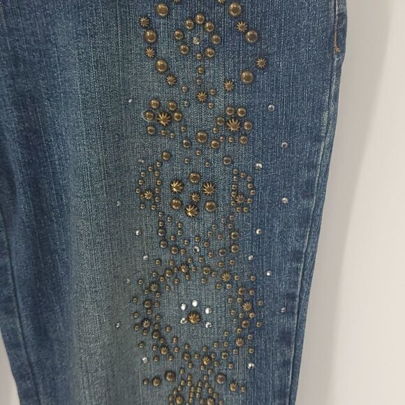 Metro 7 vintage blue jeans. Size 8..s Y2K - Picture 5 of 9